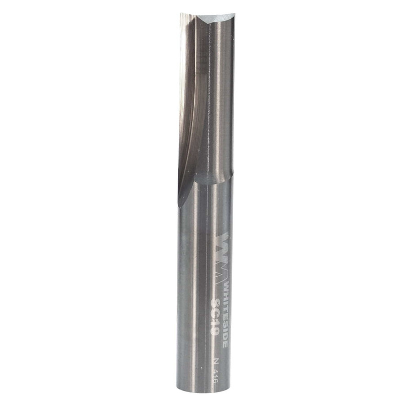 Standard Straight Router Bit - 3/8" SH 3/8" D - Flutes:Double Flute - Cutting Length:1" - Overall Length:2-1/2"